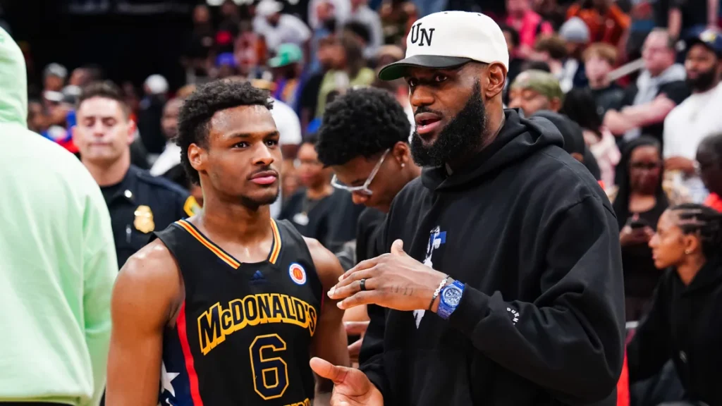 Bronny James: putra LeBron James terpilih di NBA Draft