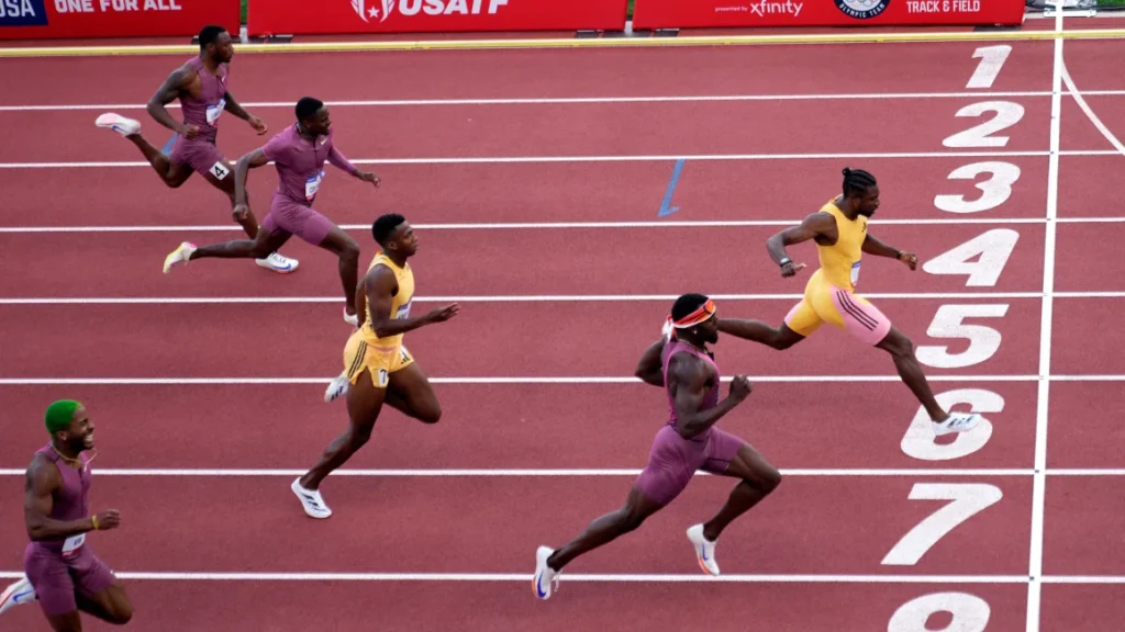 Noah Lyles memenangkan lari 200m di uji coba Olimpiade AS