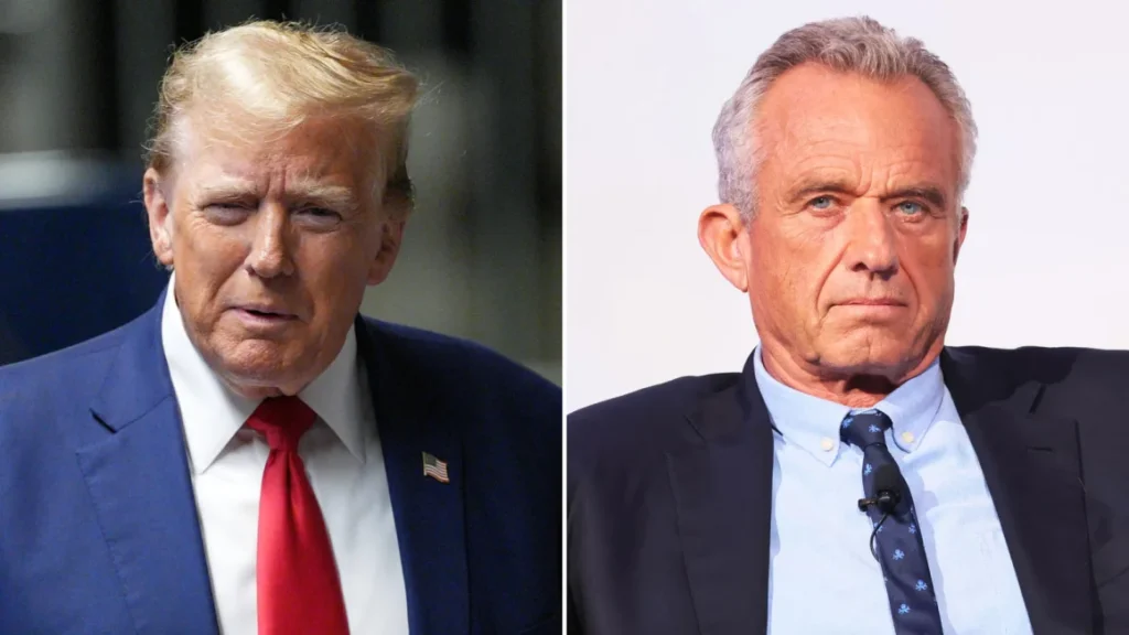 Trump berbagi skeptisisme terhadap vaksin dengan RFK Jr. 