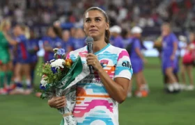 Legenda sepak bola AS Alex Morgan mengucapkan selamat tinggal